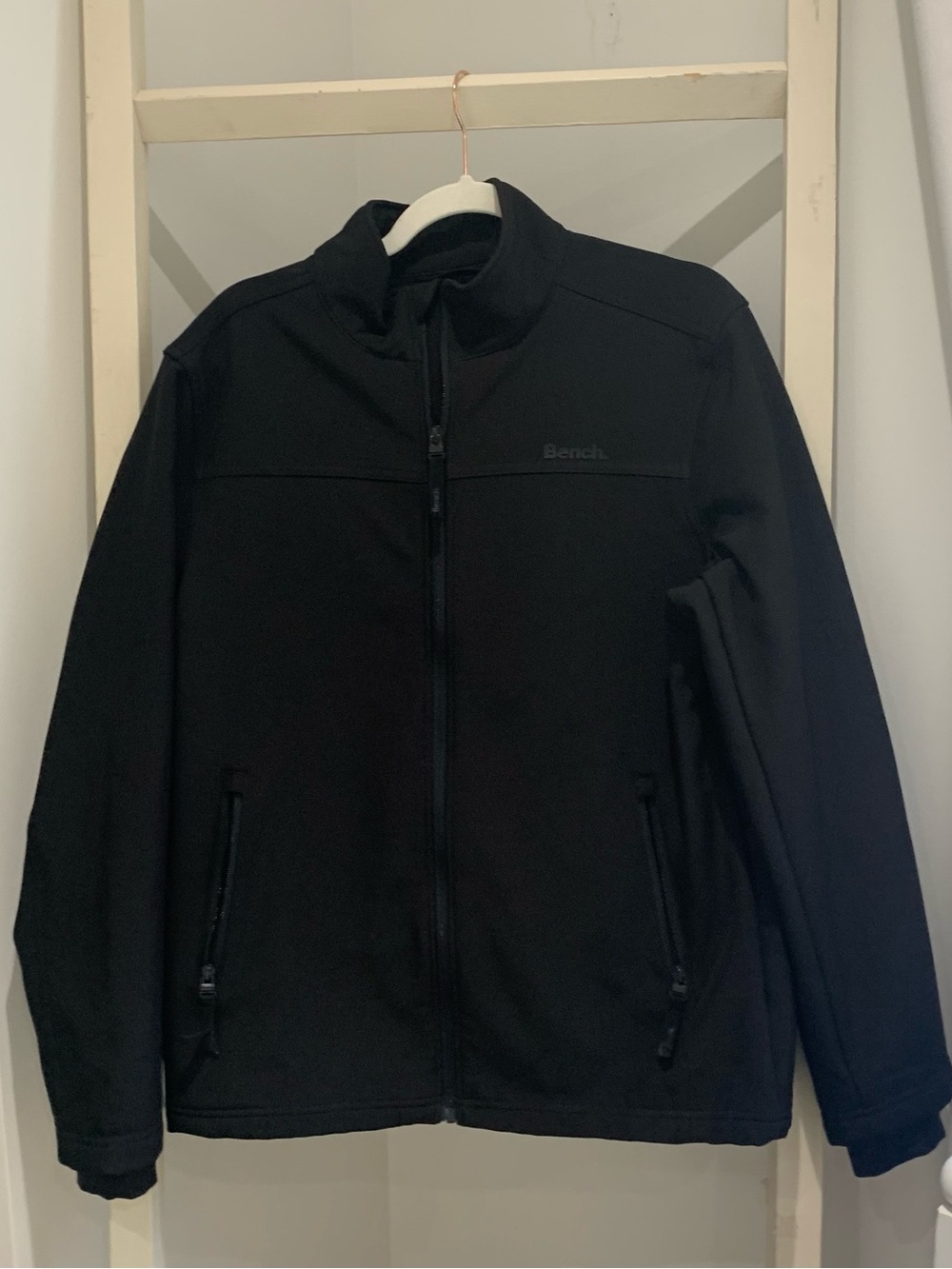 Bench Men's Black Lightweight Zip Jacket